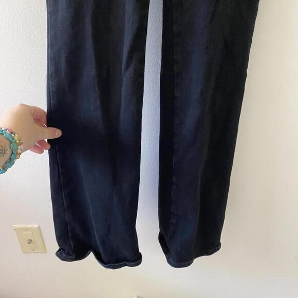 GOOD AMERICAN fit for success black denim jumpsuit - Picture 4 of 9